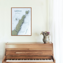 Load image into Gallery viewer, Lighthouses of Door County Poster Print