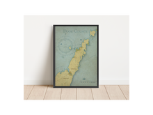Load image into Gallery viewer, Door County Wisconsin Nautical Map Print
