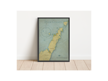 Load image into Gallery viewer, Door County Wisconsin Nautical Map Print