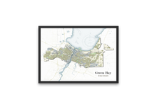 Load image into Gallery viewer, Contemporary Map Print of the City of Green Bay