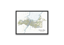 Load image into Gallery viewer, Contemporary Map Print of the City of Green Bay
